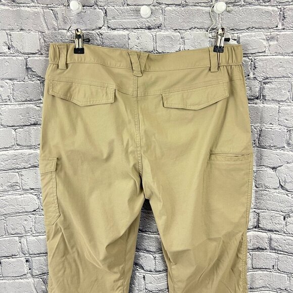 Duluth Trading Co Women’s Nylon Spandex Roll Tab Camp Hiking Pants Size 14 - Picture 7 of 9